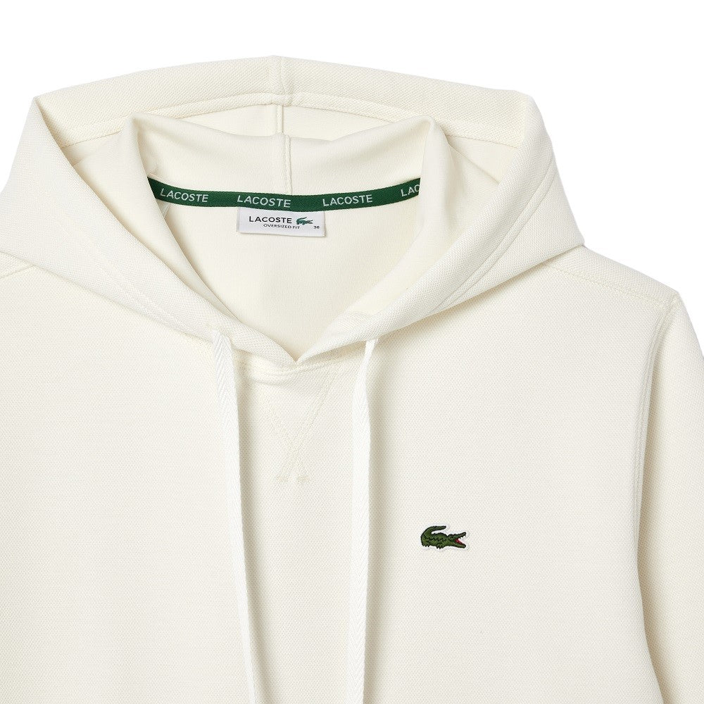 Lacoste Cream Hooded Sweatshirt