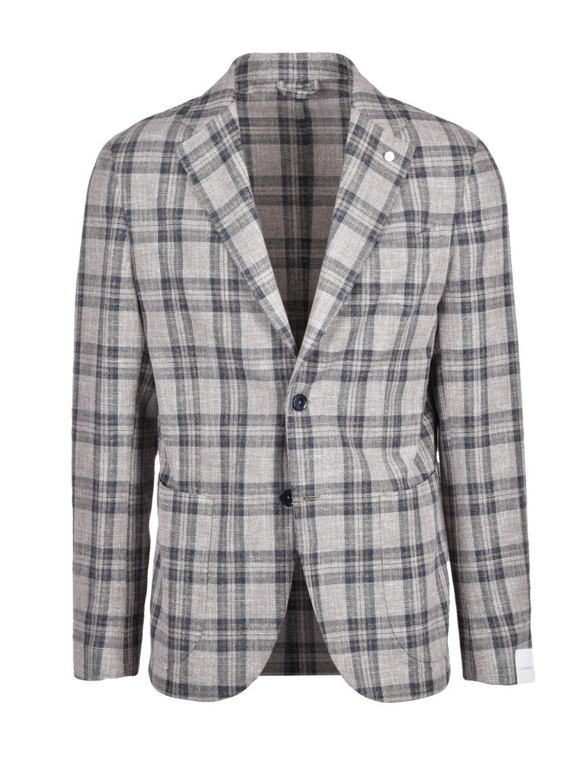 Luigi Bianchi Cotton Fitted Jacket - White