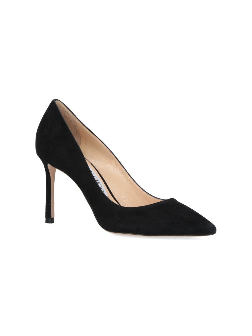 Jimmy Choo Pointed-Toe Slip-On Pumps With Stiletto Heel