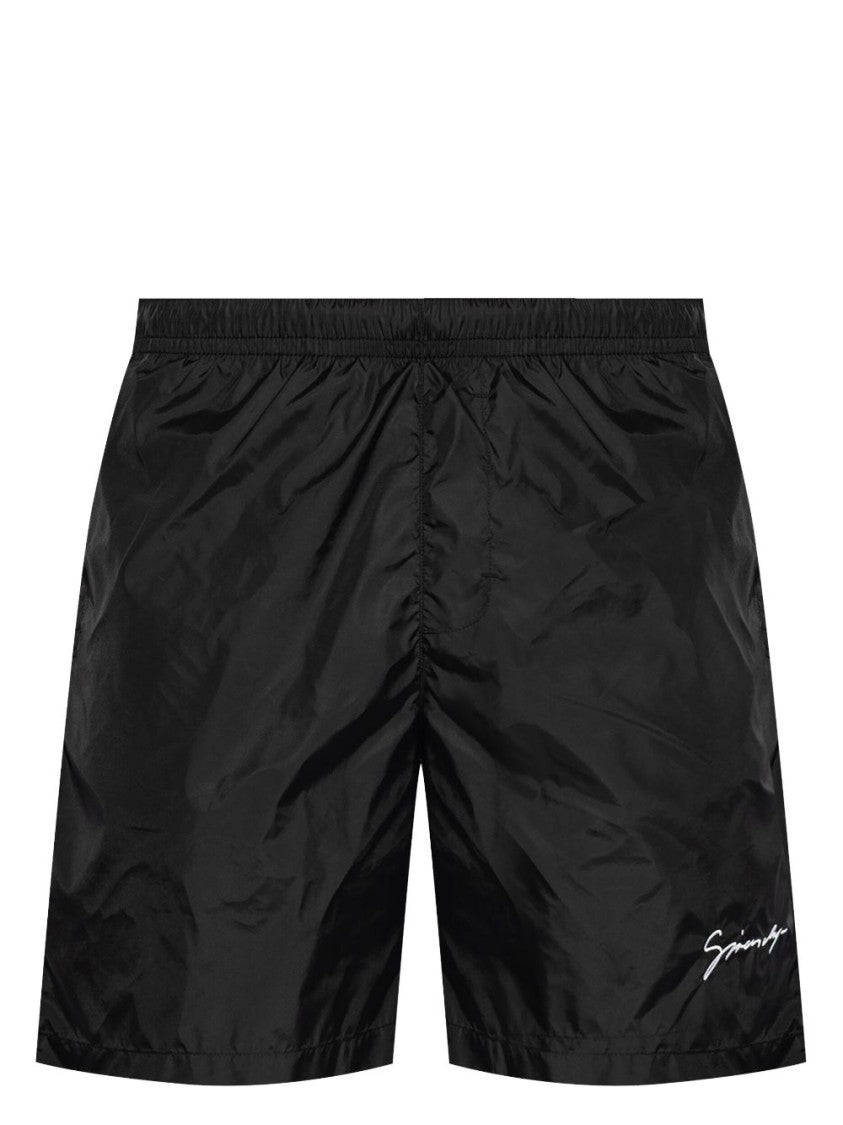 Givenchy Logo-Embroidered Swim Shorts