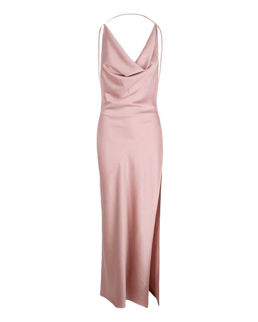 The Andamane Vera Petal Satin Dress