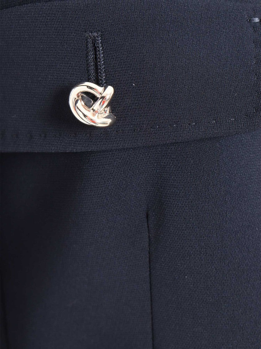 Max Mara Tailored Black Yana Jacket With Decorative Gold-Tone Buttons