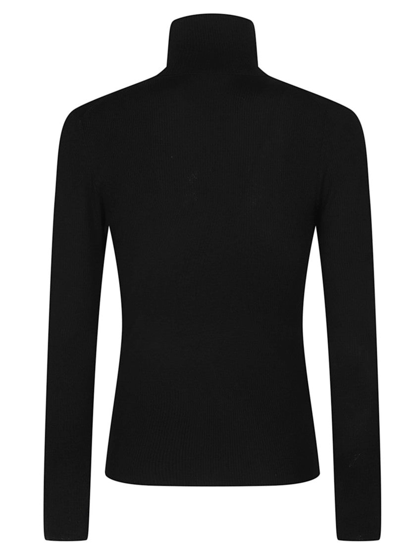 P.A.R.O.S.H. Long Turtle Neck Wool Turtleneck
