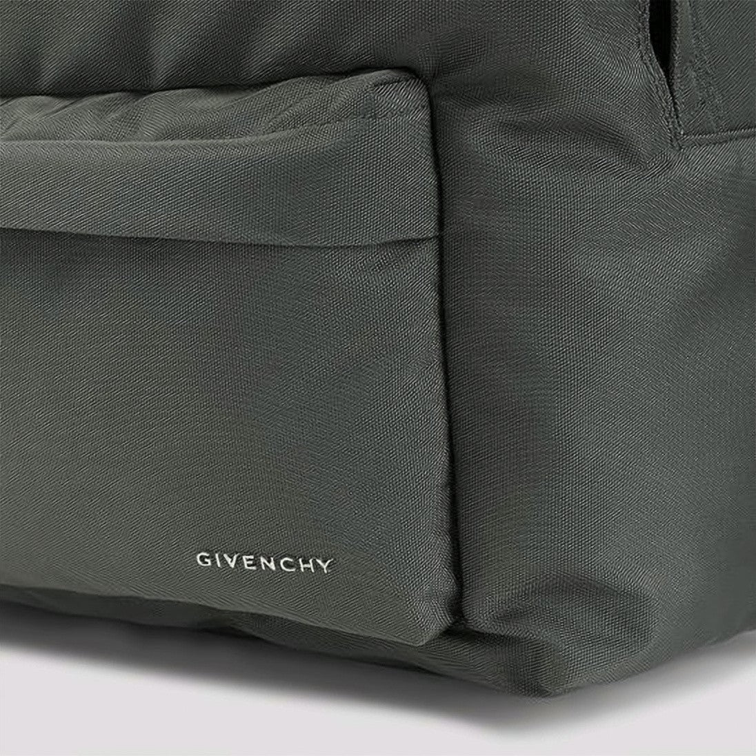 Givenchy Spacious Minimalist Backpack With Calf Leather Accents