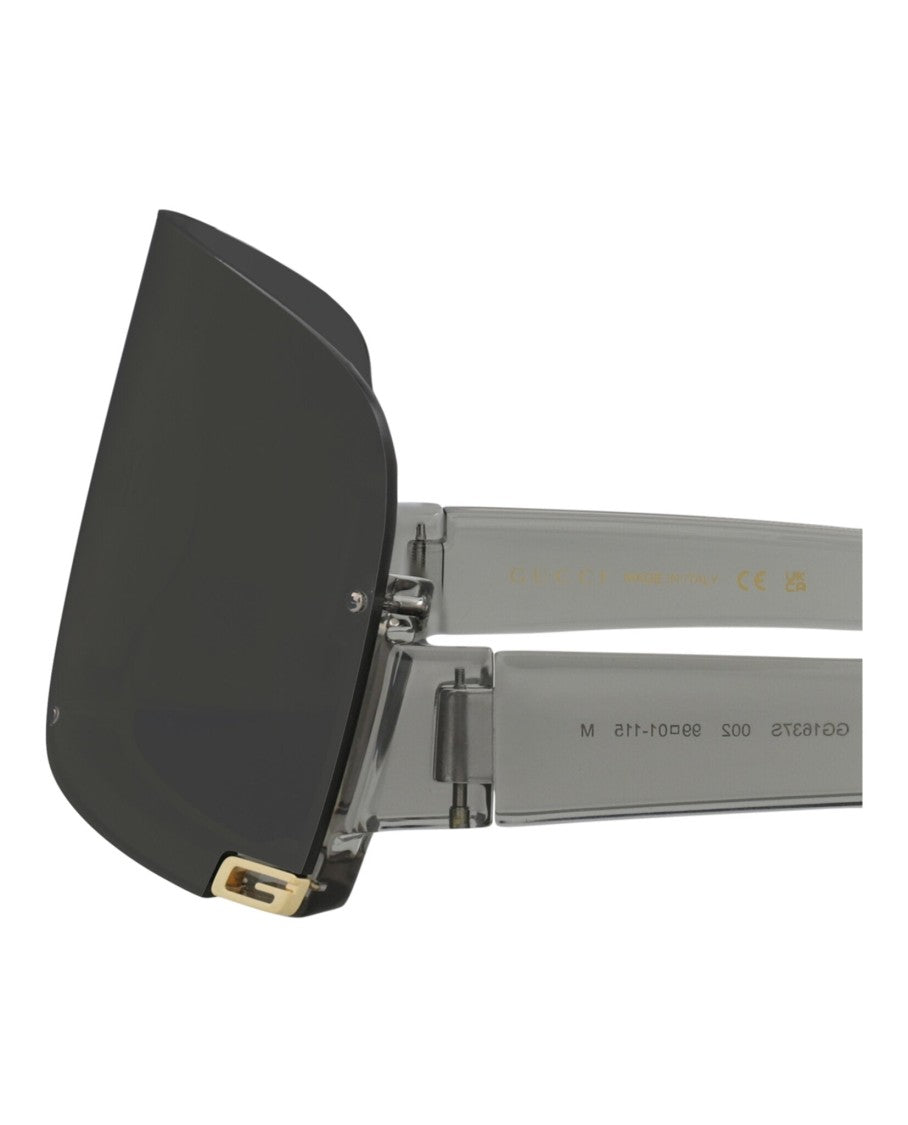 Gucci Shield-Frame Injection Sunglasses