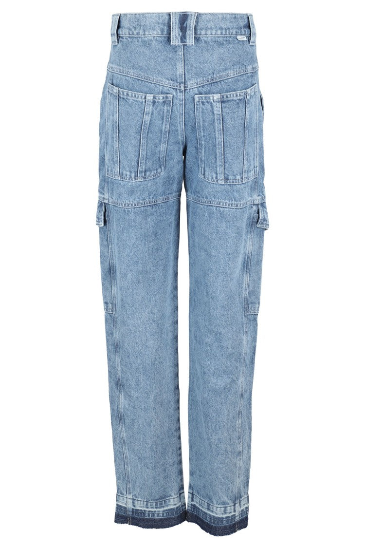 Isabel Marant Étoile Light Blue Cotton Relaxed Fit Pants
