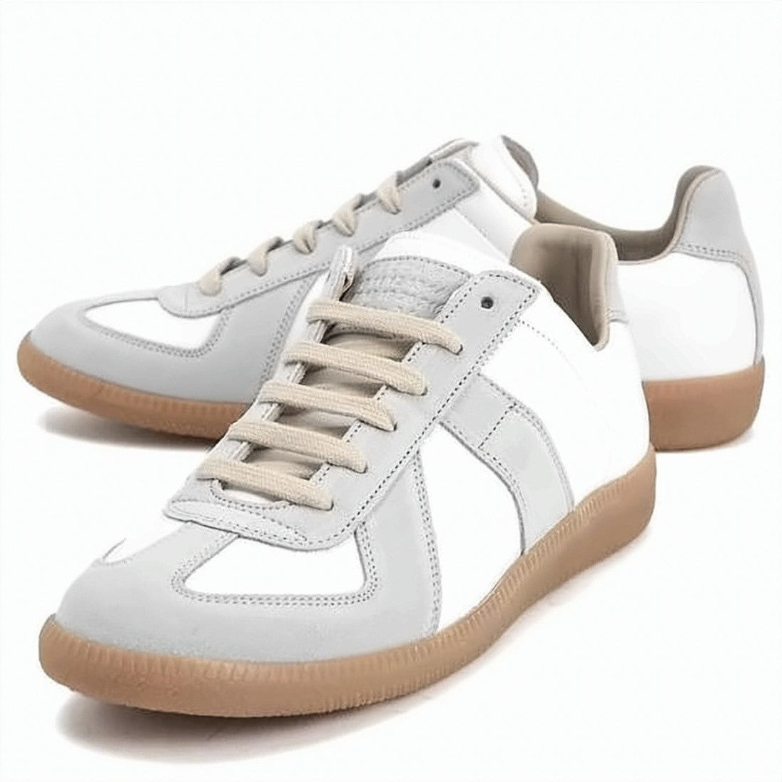 Maison Margiela Maison Margiela Replica Sneakers In Smooth And Suede Leather