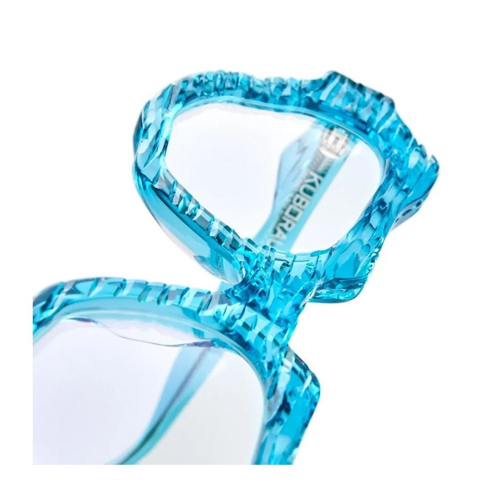 Kuboraum Mask G2 Irregular Cat-Eye Turquoise Acetate Sunglasses