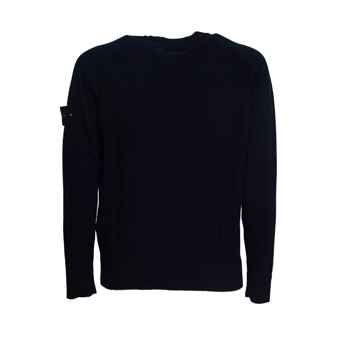 Stone Island Navy Blue Geelong Wool Sweater