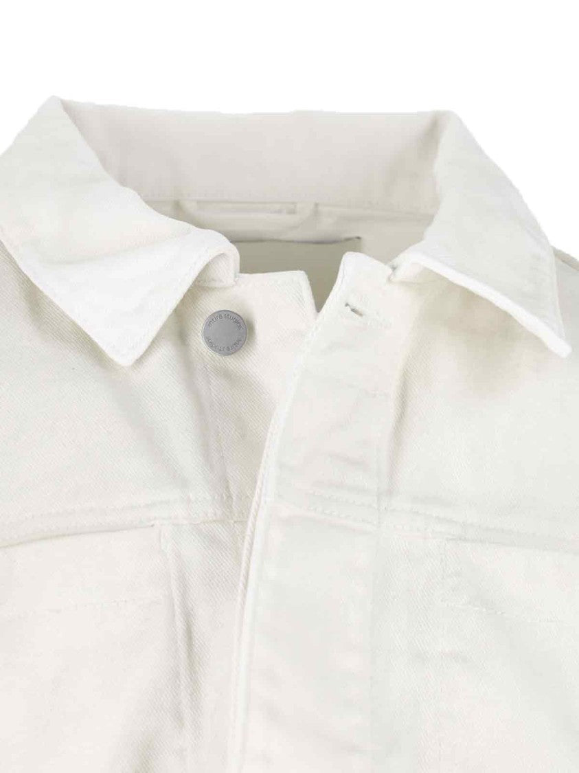 Entire Studios Gem Denim Jacket – Cream