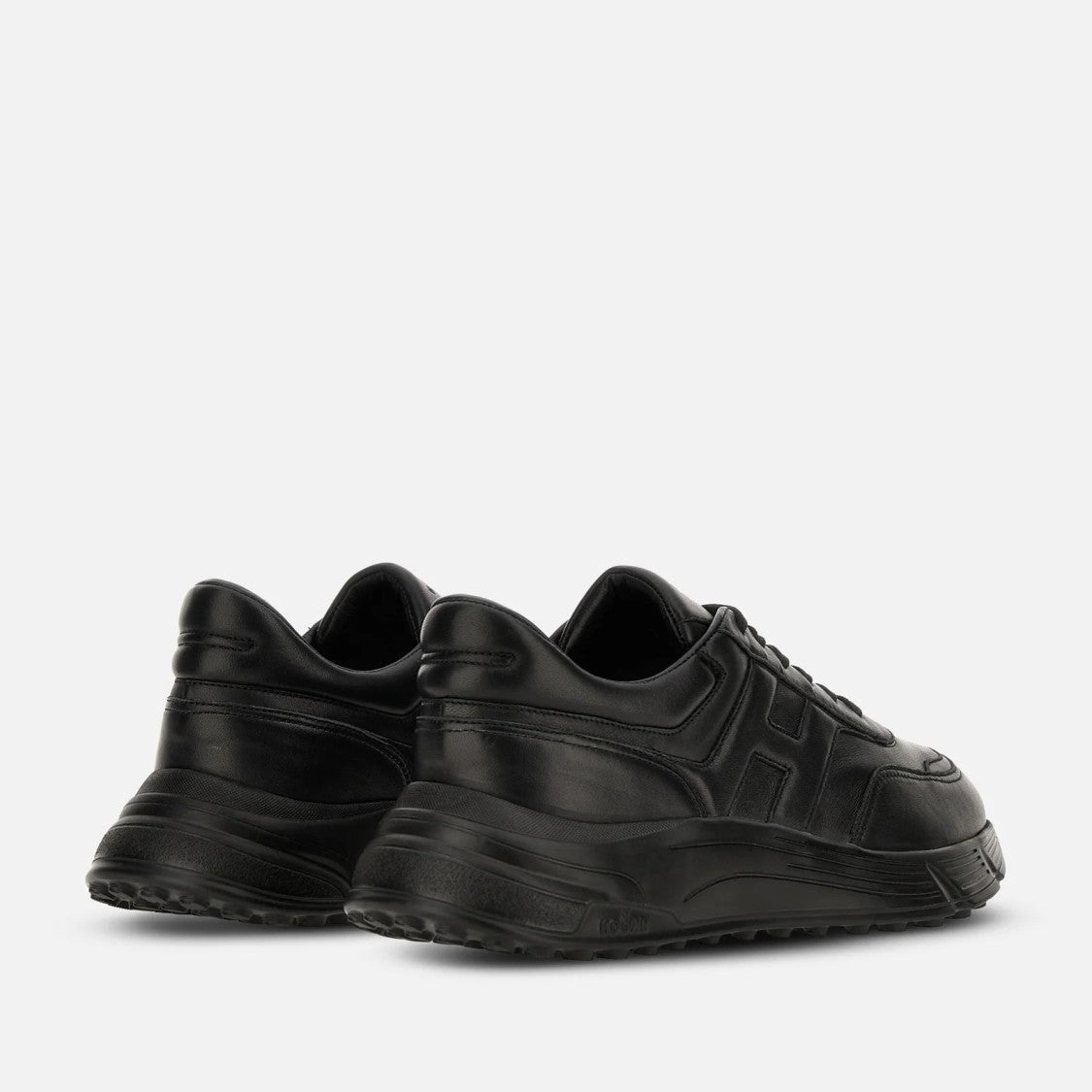 Hogan Hyperlight Allacciato H Sneakers In Black
