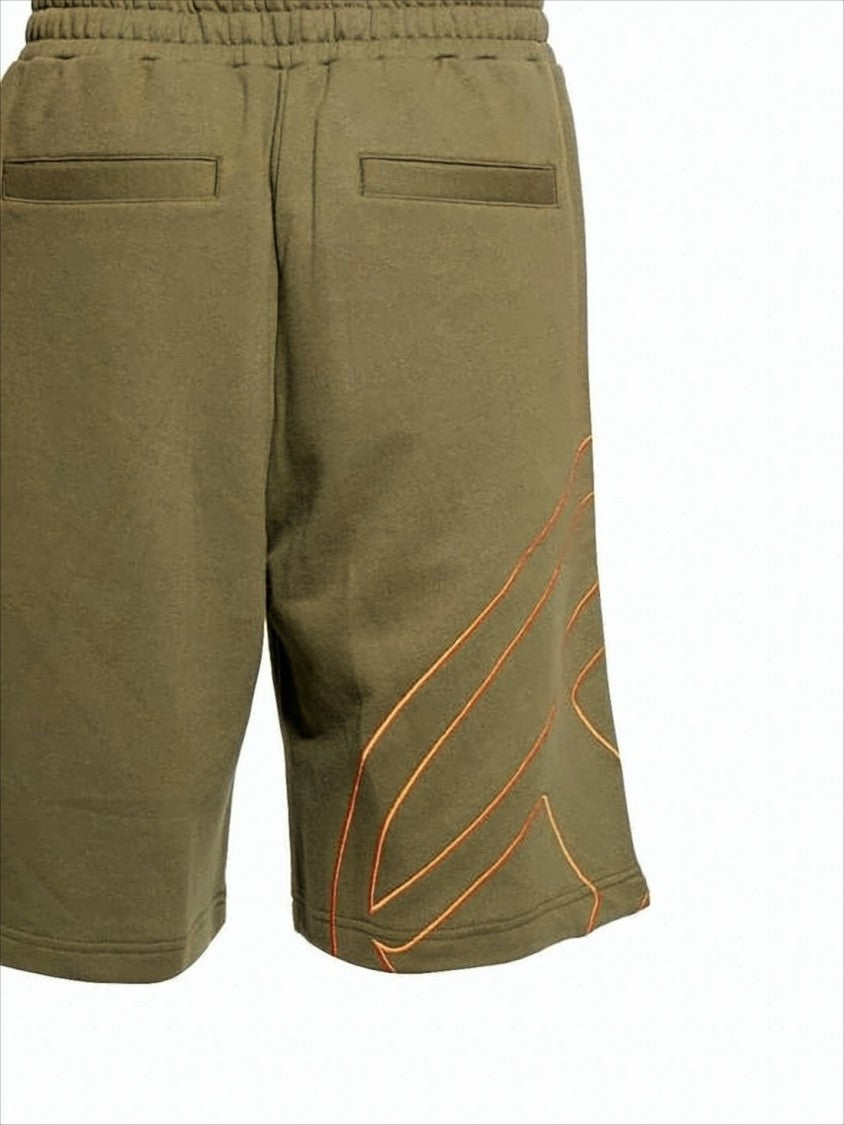 Diesel Relaxed Fit Green Shorts