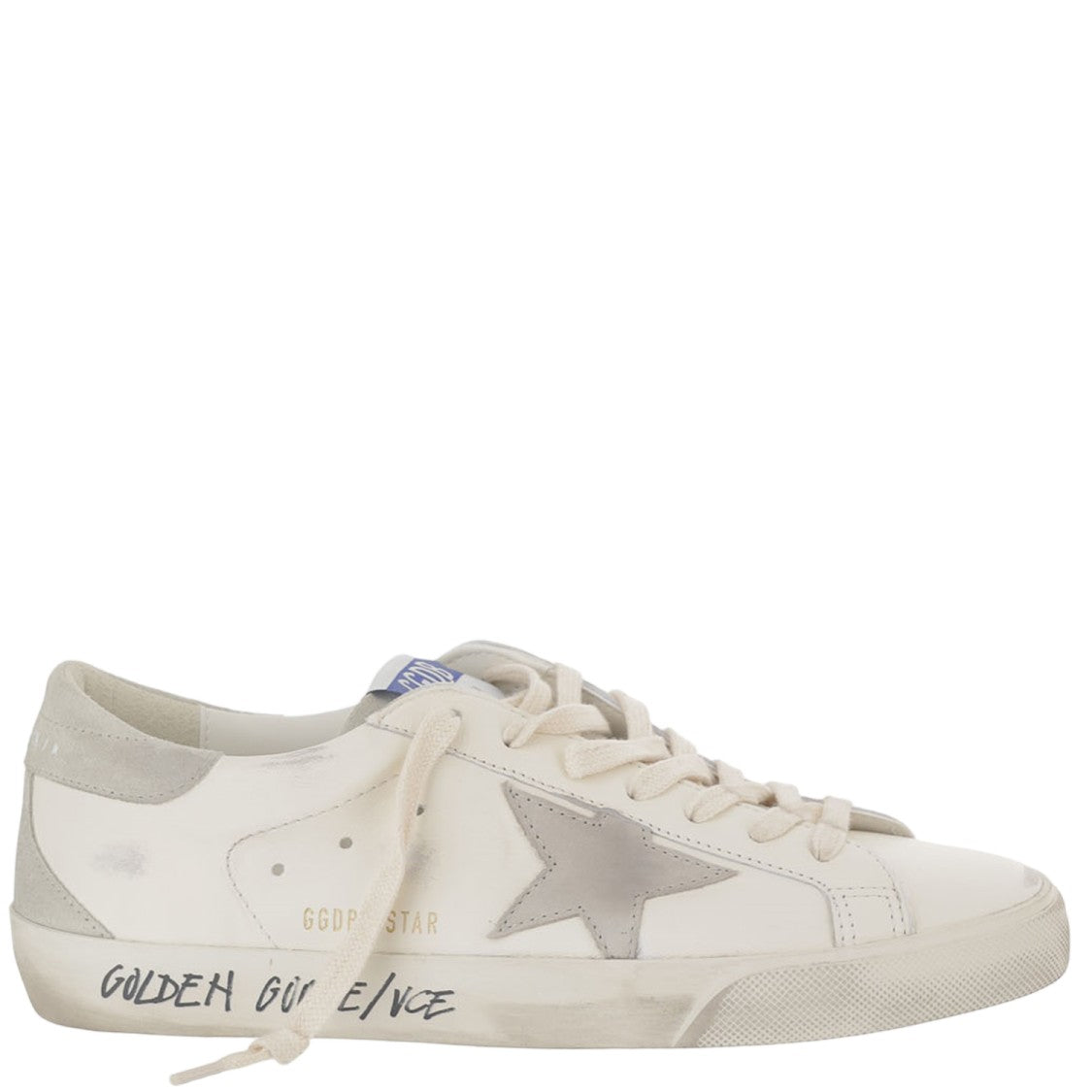 Golden Goose White Leather Sneakers