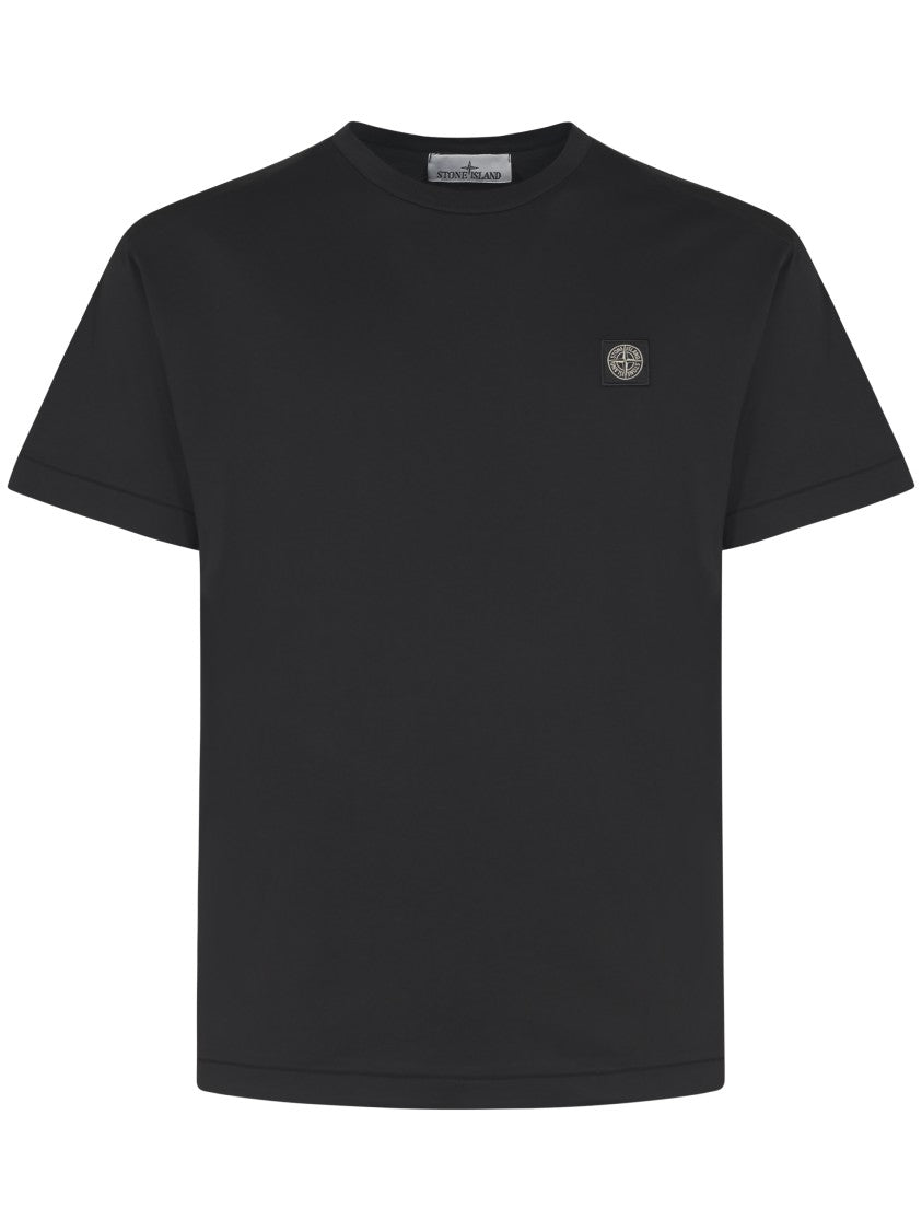 Stone Island Black Short-Sleeve T-Shirt