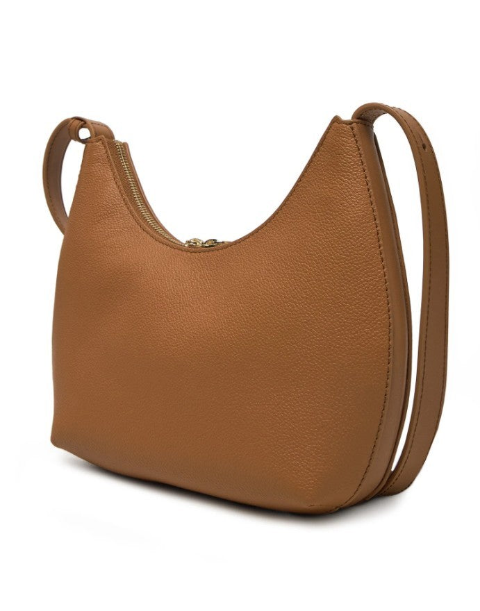 Furla Textured Leather Goccia Shoulder Bag