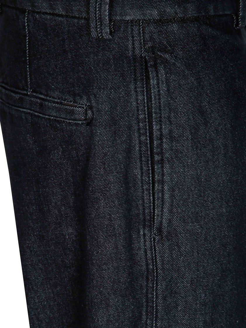 Berwich Black Tailored Pleated Formal Pants