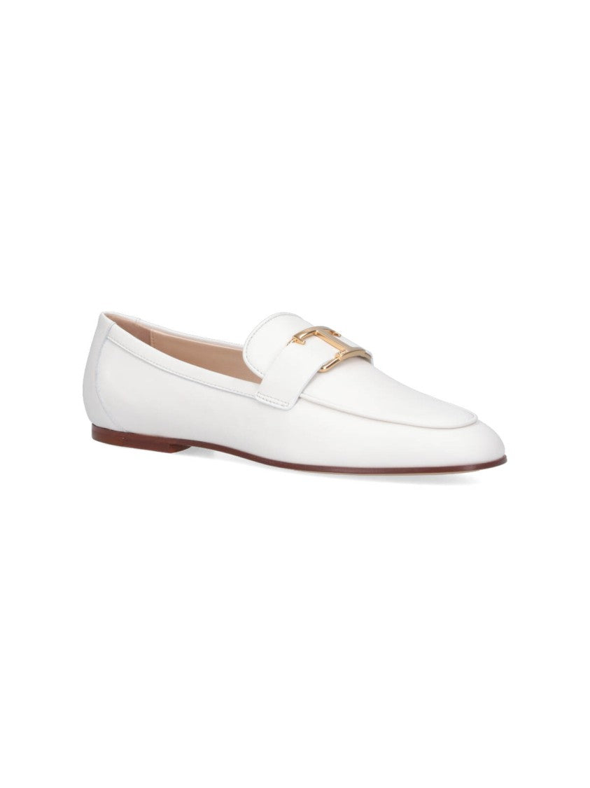 Tod's "T Timeless" Loafers White