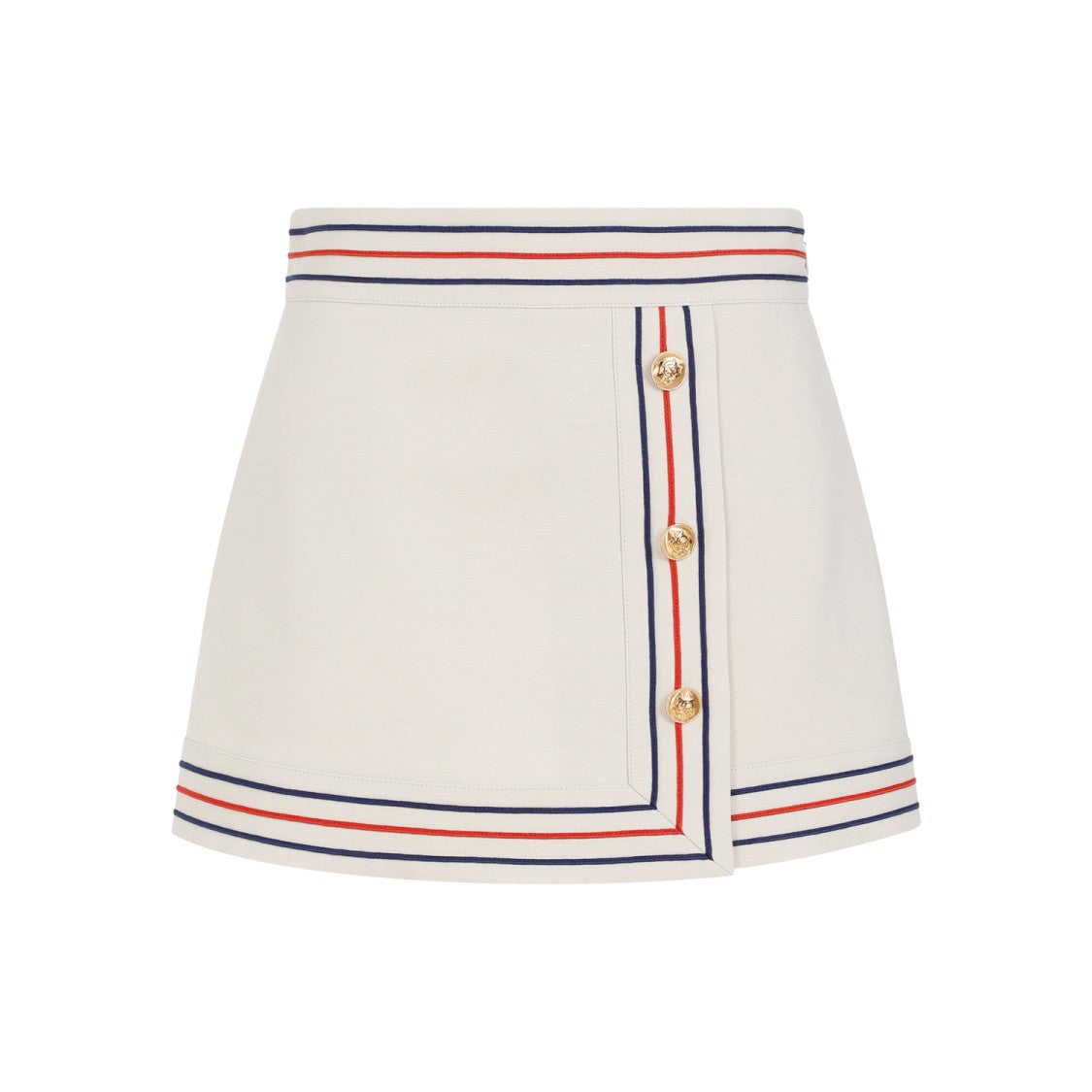 Gucci Gardenia Mix Beige Cotton Skirt