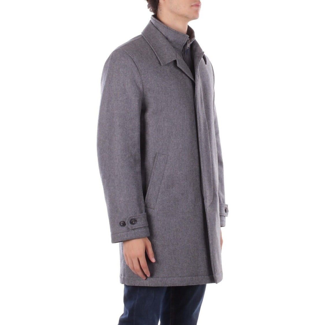 Fay Easy Morning Double-Breasted Coat