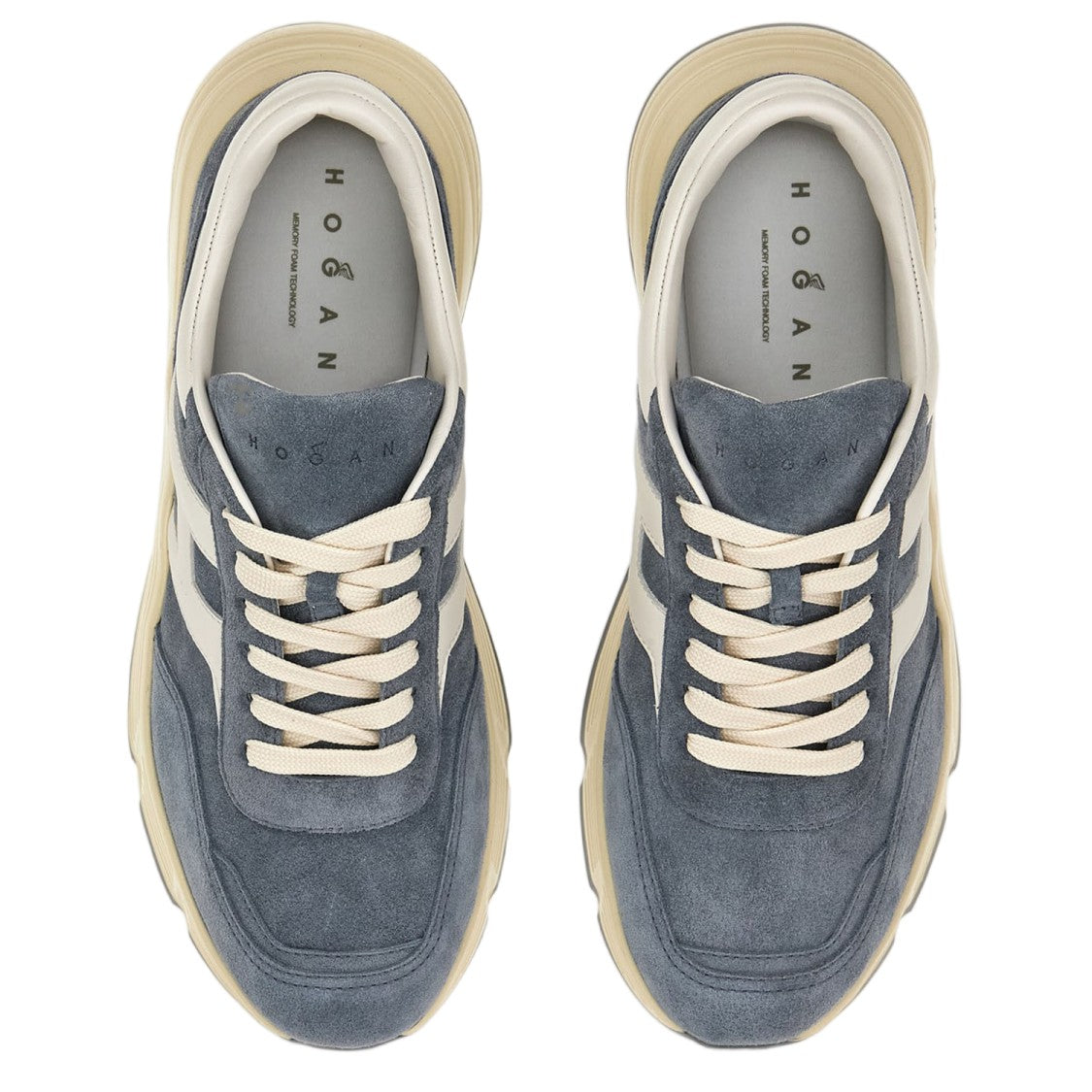 Hogan Leather Memory Foam Sneakers