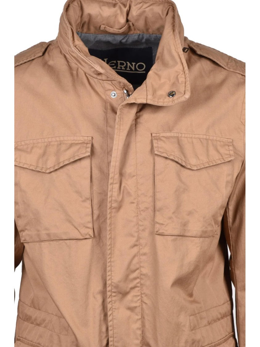 Herno Cotton Saharan Jacket - Brown