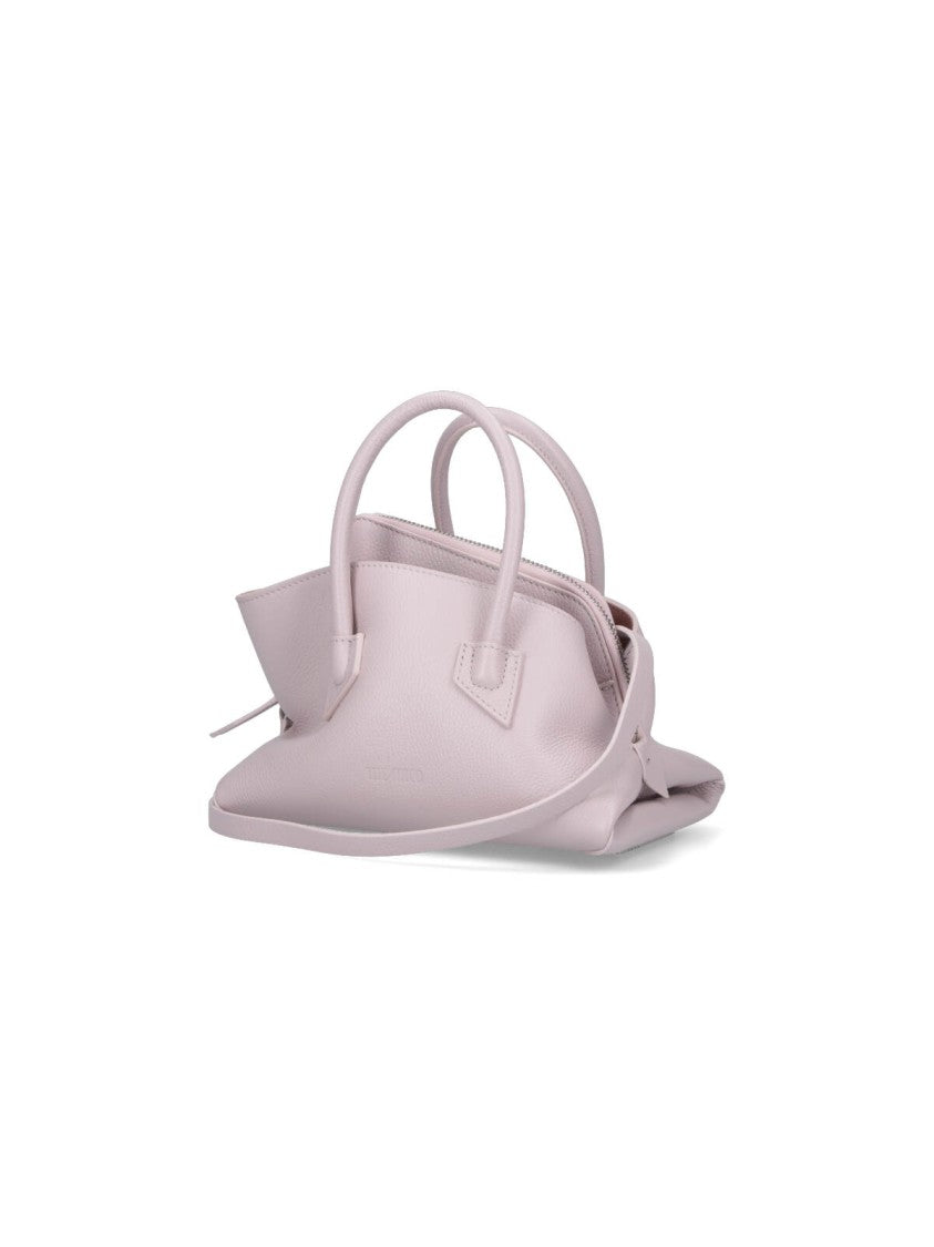 The Attico Structured Handbag With Rounded Top Handles