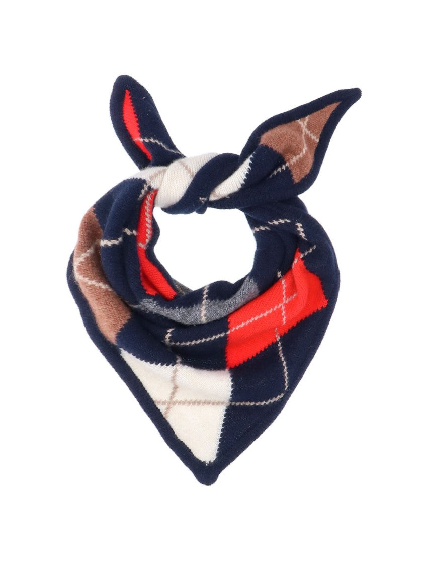 &Daughter Multicolor Argyle Cashmere Scarf