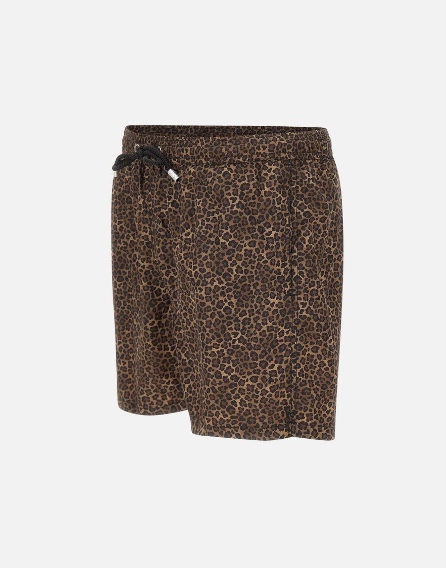 Mc2 Saint Barth Leopard Lighting Micro Fantasy Swim Shorts