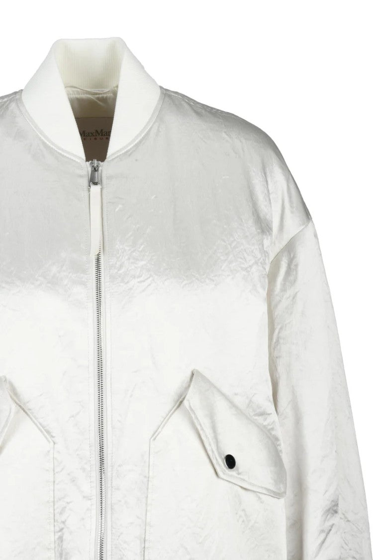 Max Mara Imelde Bomber - White Pearl