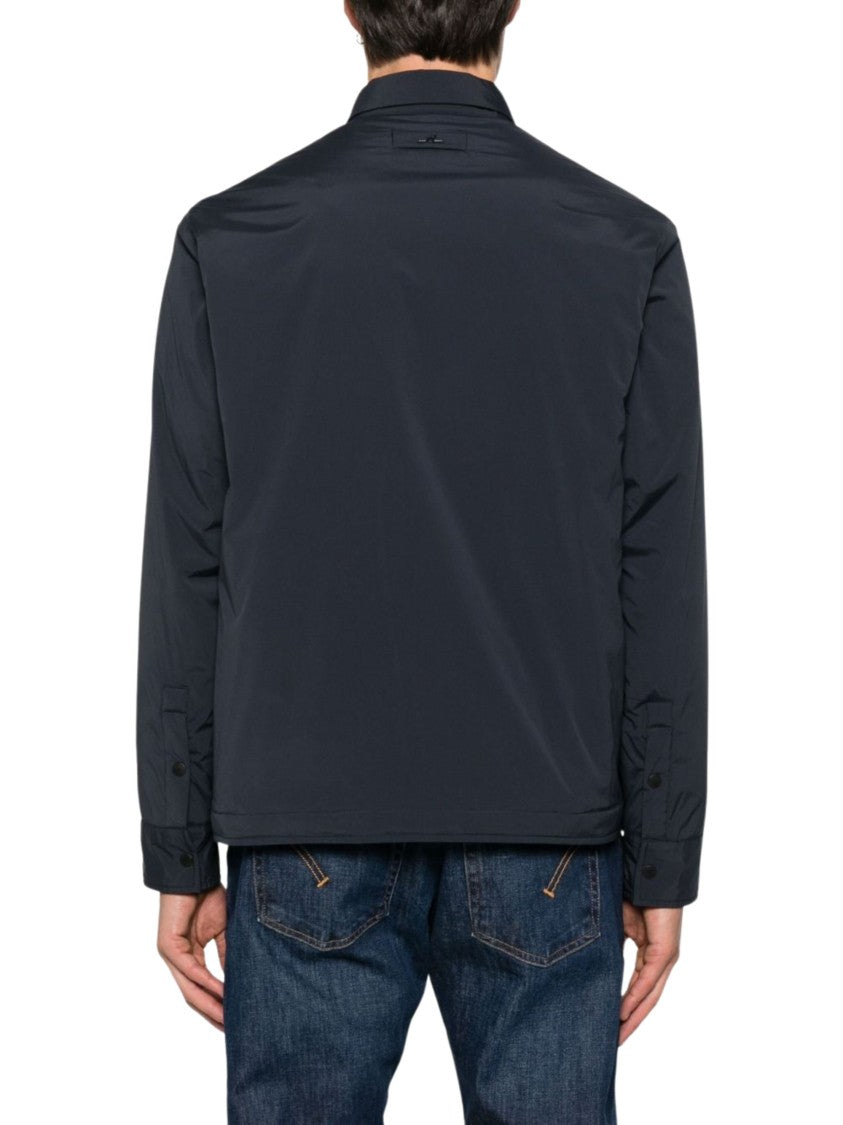 Paul & Shark Shirt Collar Jacket With Minimalist Design And Relaxed Fit