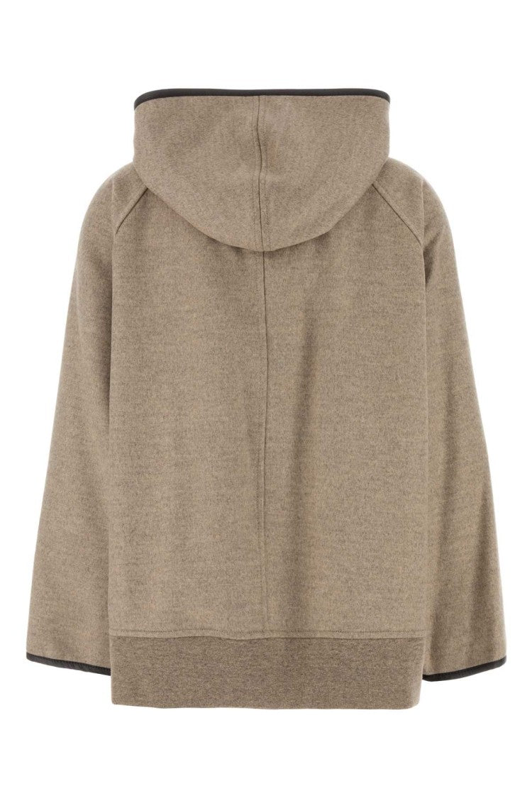 Bottega Veneta Cappuccino Wool Blend Jacket