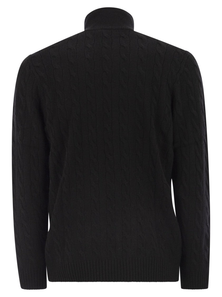 Polo Ralph Lauren Wool And Cashmere Cable Knit Jumper