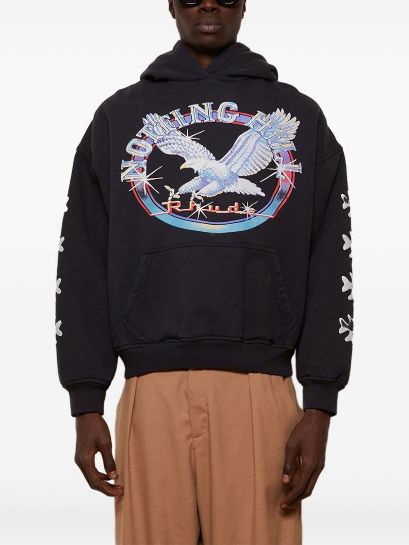 Rhude Classic Crew Neck Long Sleeve Hoodies