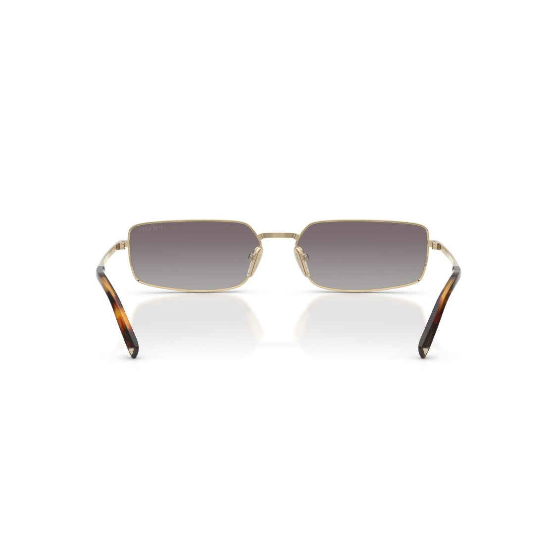 Prada 0Pr A60s Gradient Grey Rectangular Sunglasses