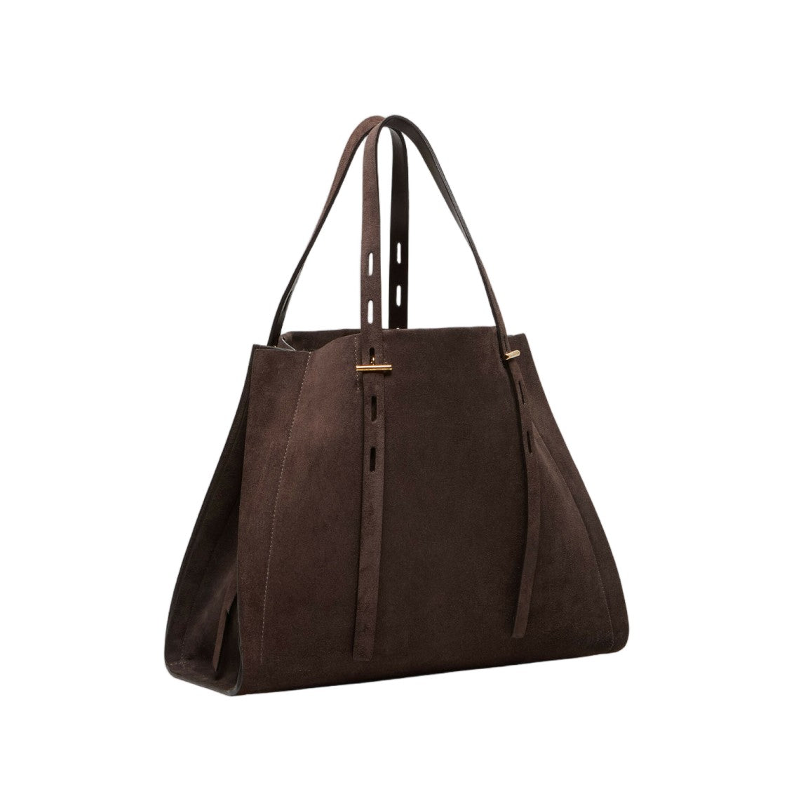Minobossi Brown Paula Suede Handbag