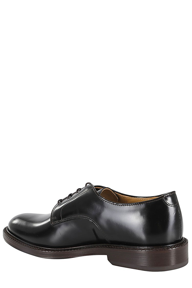 Corvari Smooth Brushed Calfskin Derby