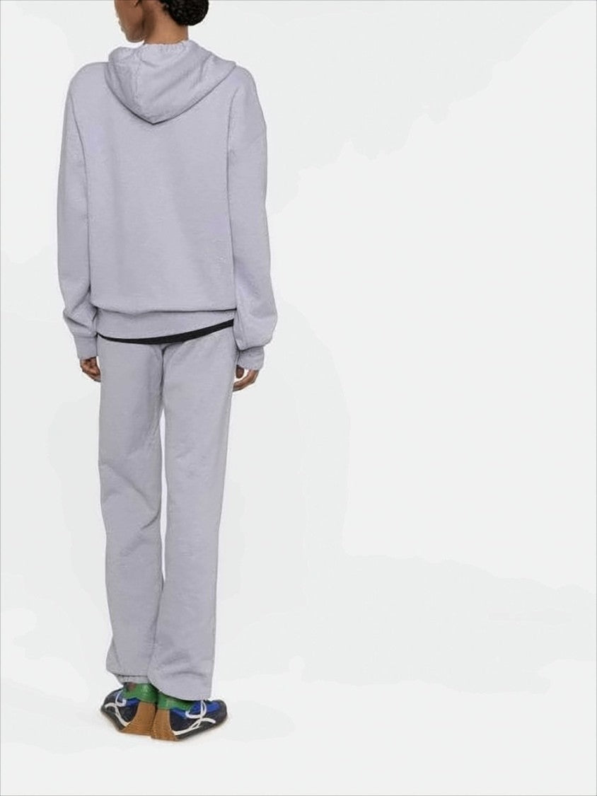 Jacquemus Relaxed Fit Light Grey Cotton Sweatpants