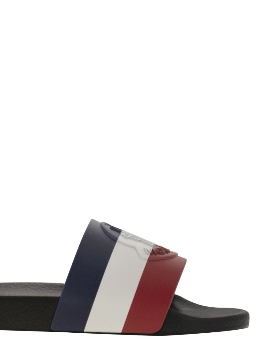 Moncler Basile - Rubber Slides With Logo