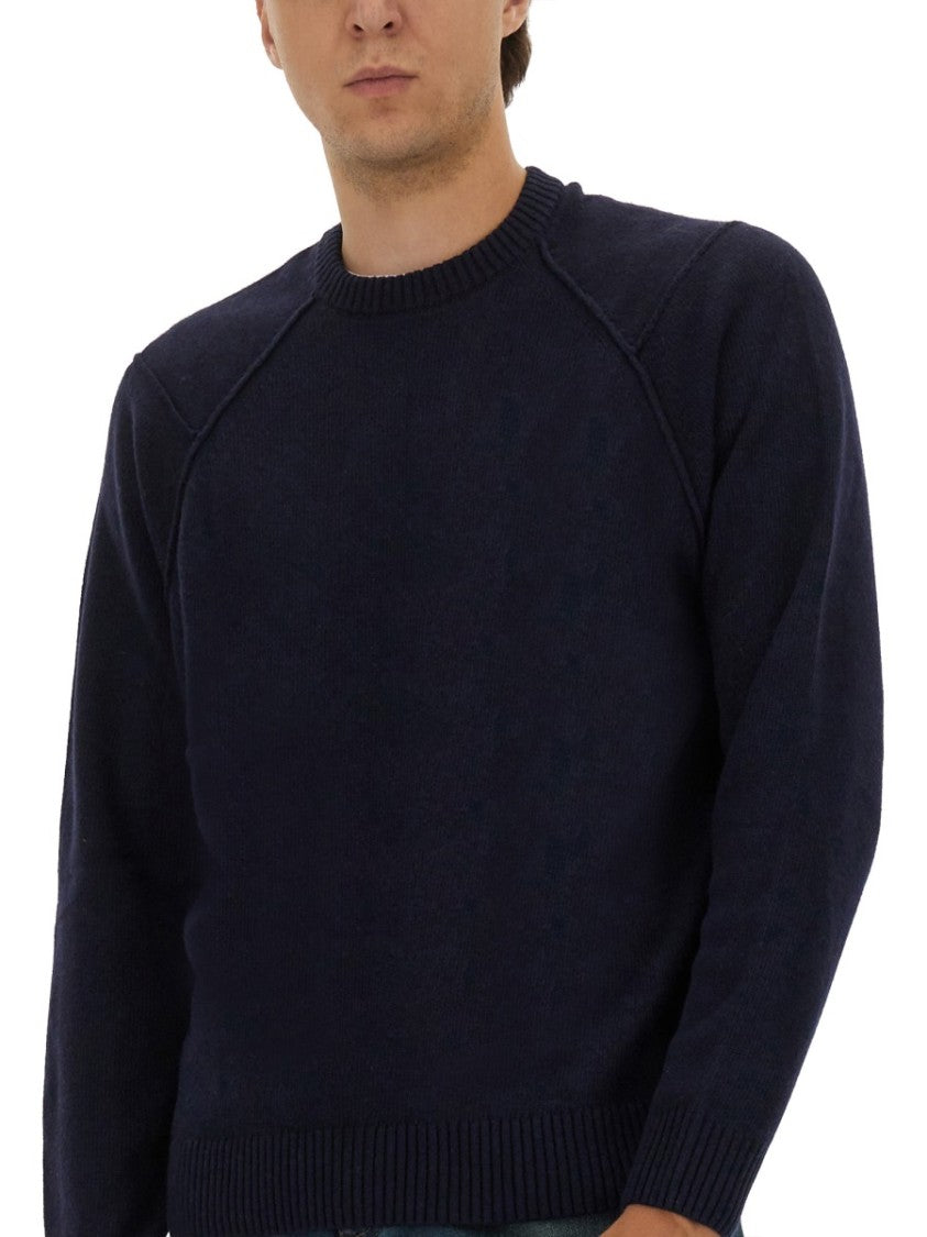 Woolrich Classic Crew Neck Choker With Ribbed Details