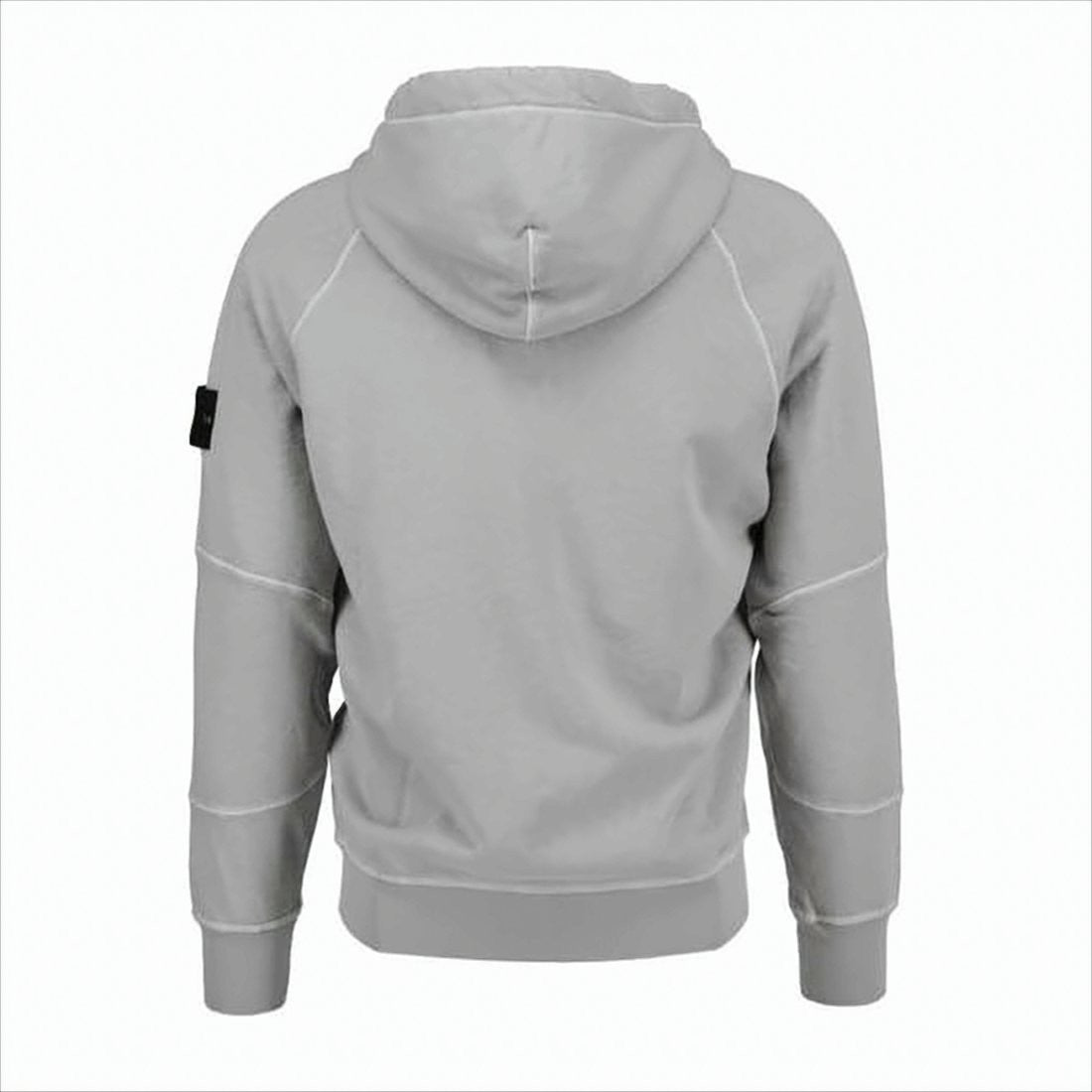 Stone Island Hooded Zip-Up Jacket With Compass Logo