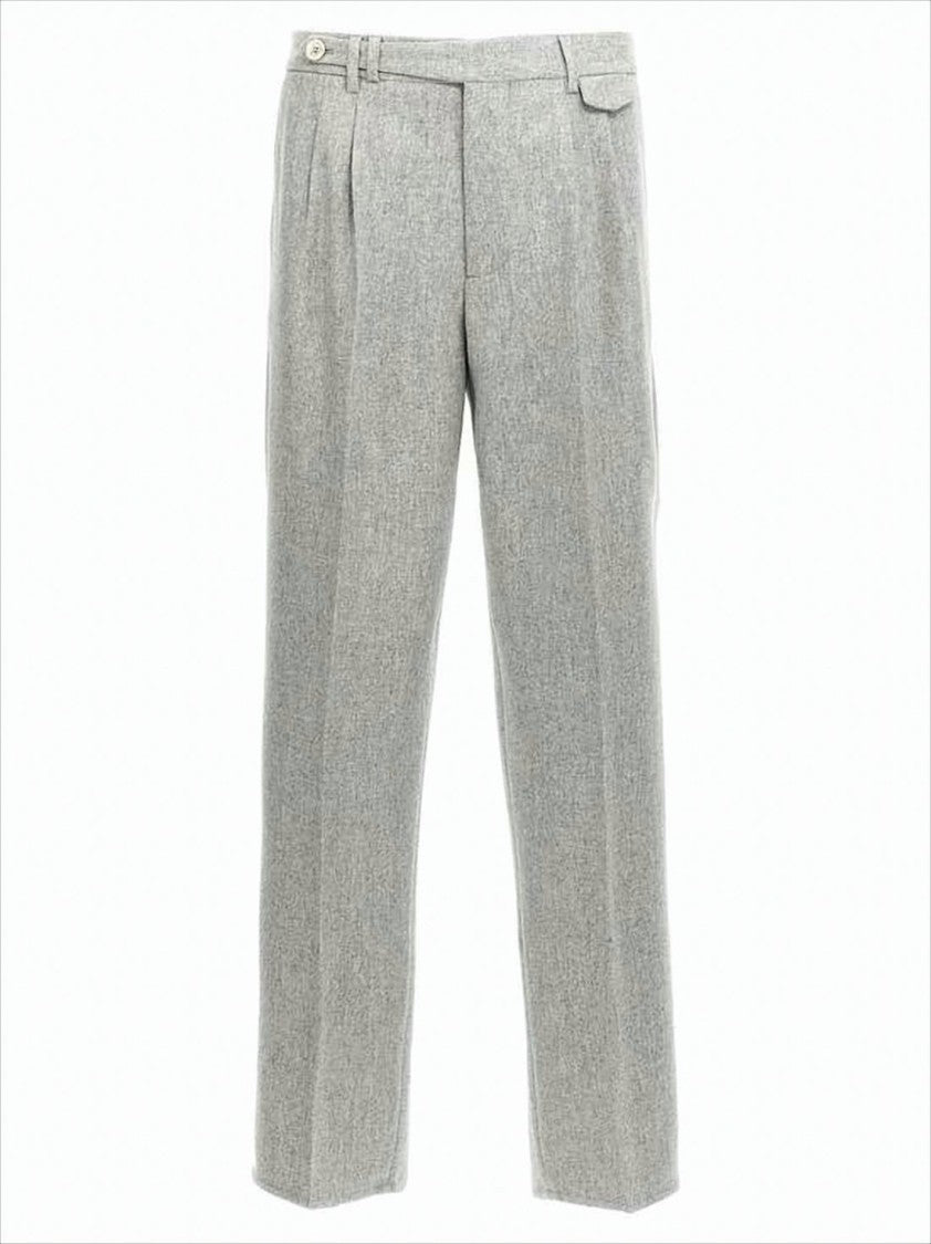 Brunello Cucinelli Tailored Grey Suit Pants
