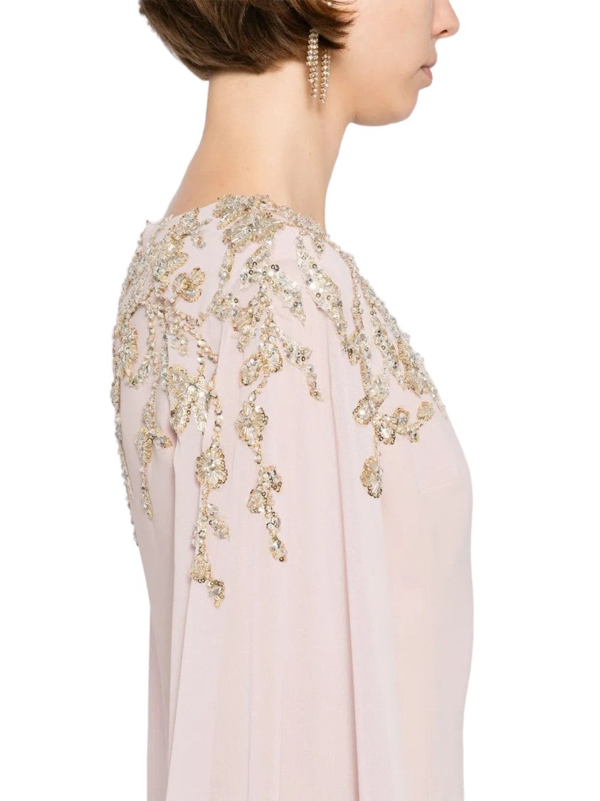 Saiid Kobeisy Embellished Crepe Kaftan