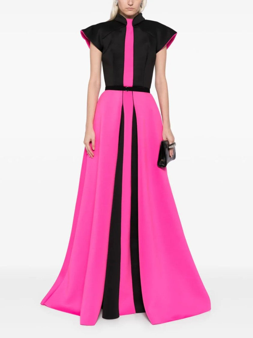 Saiid Kobeisy Neoprene Dress With Wide Shoulders
