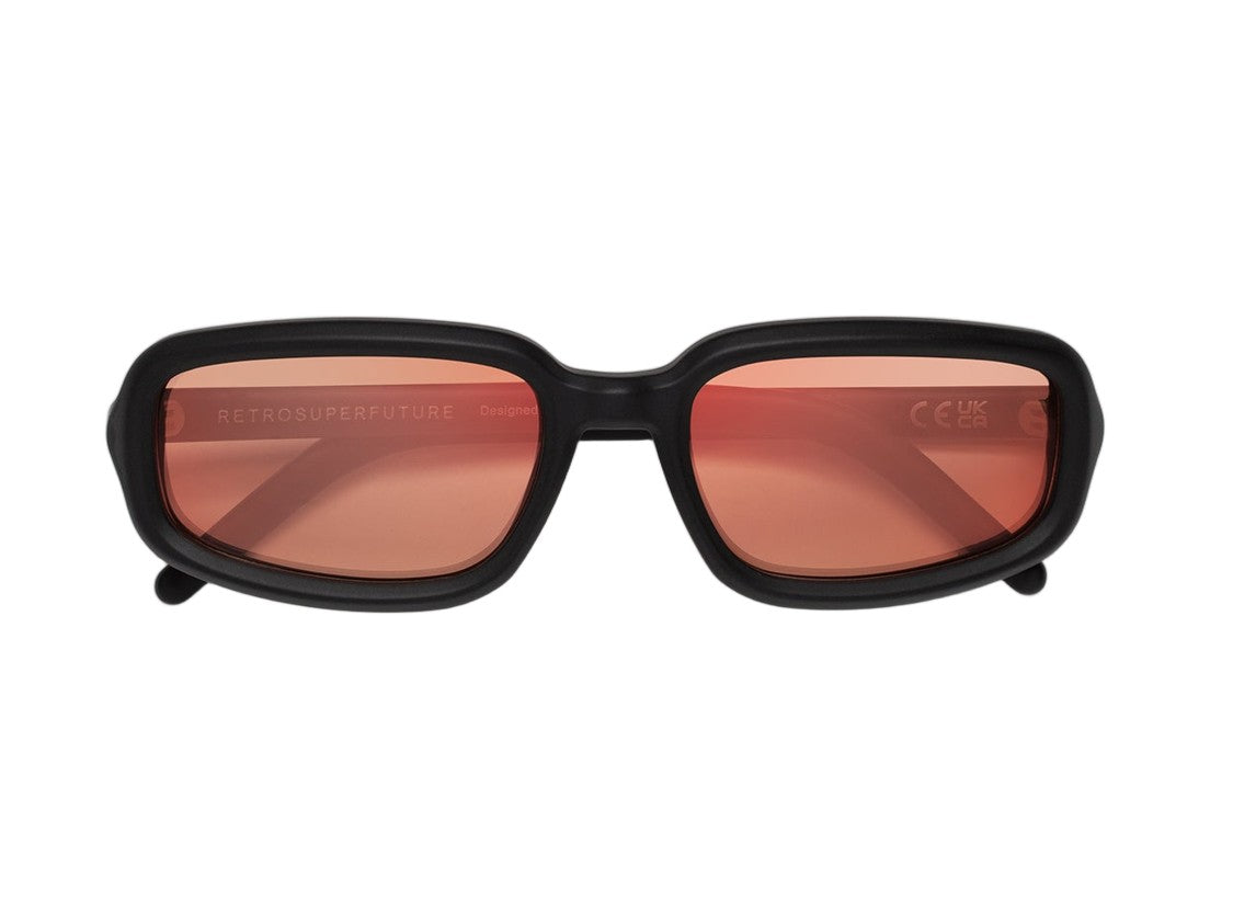 Retrosuperfuture Black Troll Matte Oversized Square Sunglasses