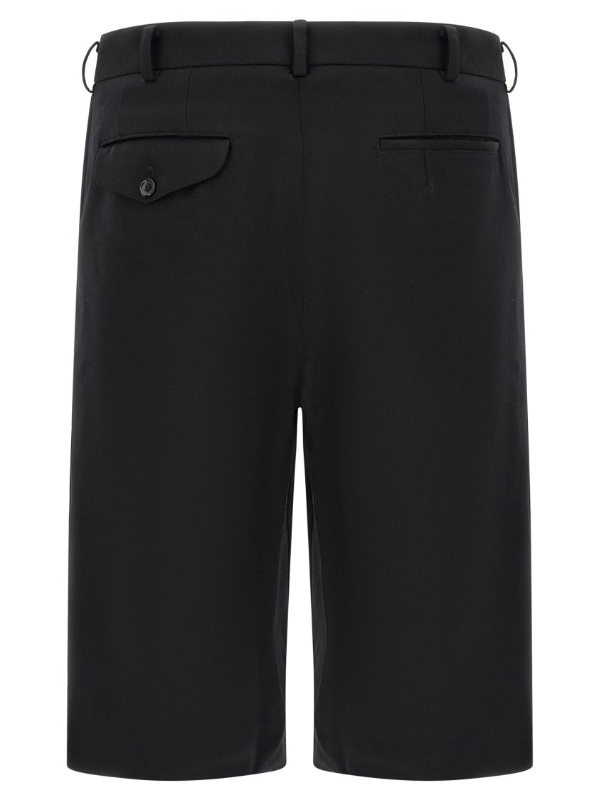Comme Des Garçons Zip Bermuda Shorts