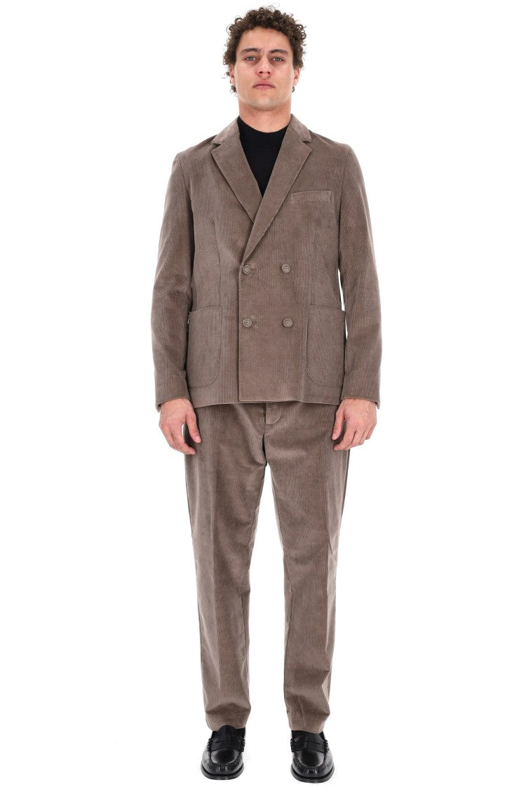 Officine Generale Leon Model Corduroy Single-Breasted Jacket