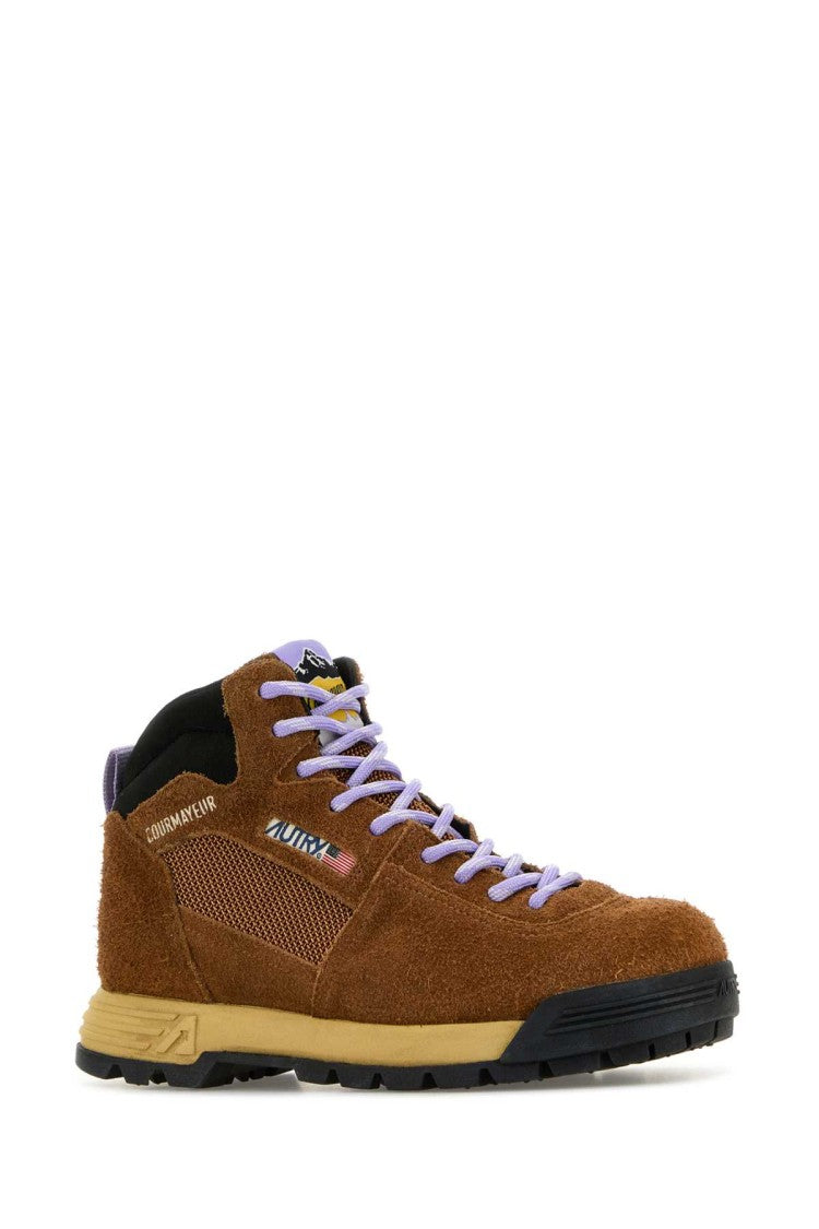Autry Brown Suede Malga Sneakers