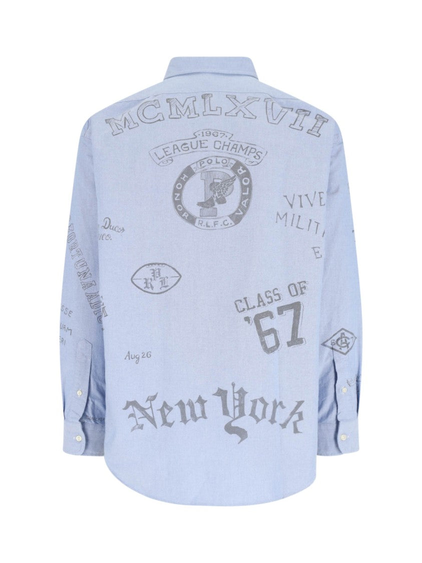 Polo Ralph Lauren "Big-Fit" Shirt Light Blue