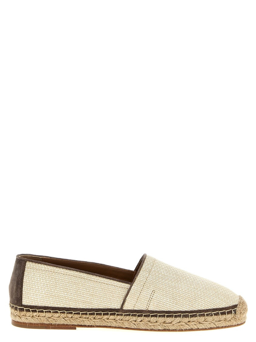 Brunello Cucinelli Raffia Espadrilles