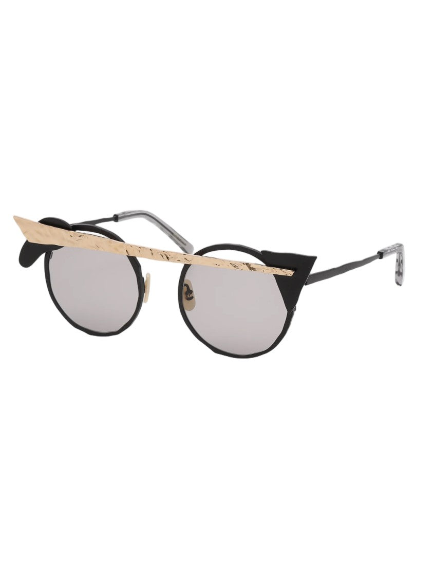 Masahiromaruyama Black Titanium International Fit 50 Mm Sunglasses